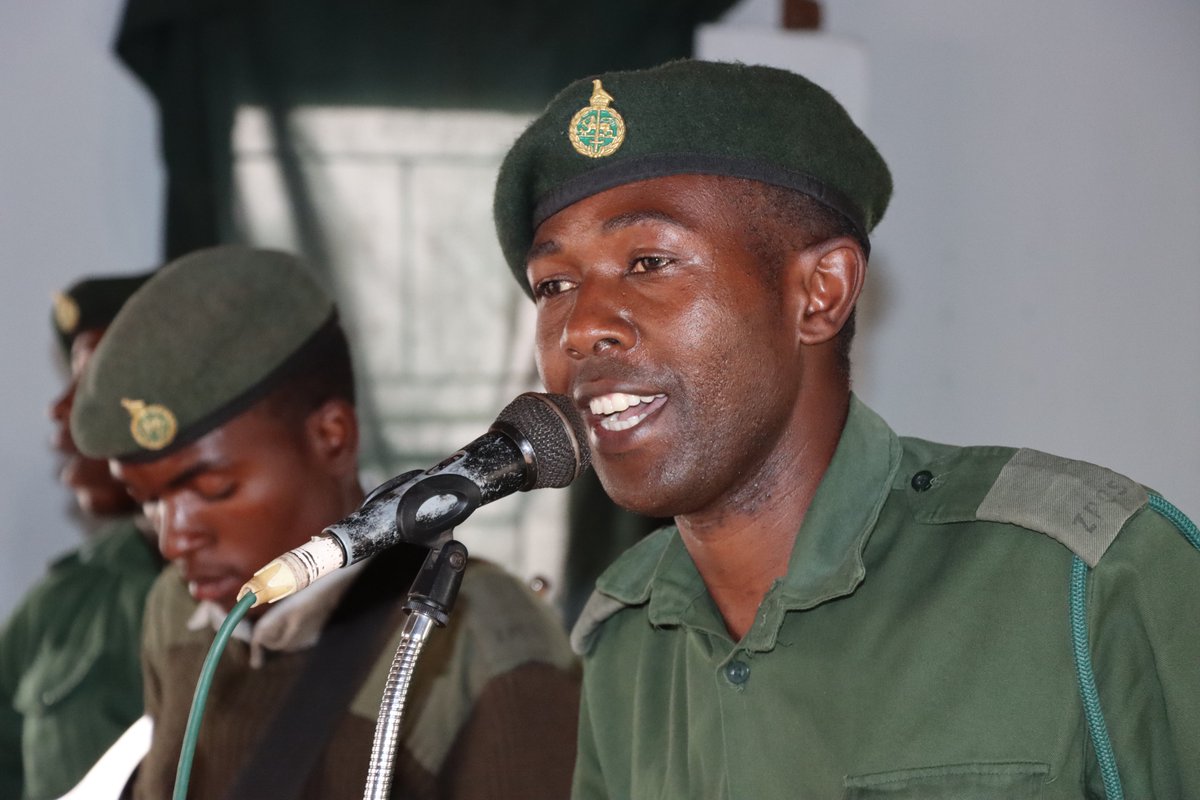 ZPCS_PR's tweet photo. The hit song Kujata jata was sung by ZPCS Correctional Officer (CO1) whose real name is Day Tawanda Ncube but best known as  DT BiO mudimba in the music circles.  The officer is stationed at Ntabazinduna Training School in Mat North Province where he is a member of ZPCS Band. https://t.co/s3KKTXp6K4