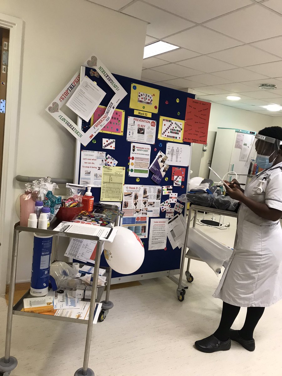 marieluc's tweet photo. #worldstopthepressureday a resounding success on #ward53, sharing and learning good practice. And there were cakes and prizes to. A good day all round. https://t.co/WwcEUPXNeM