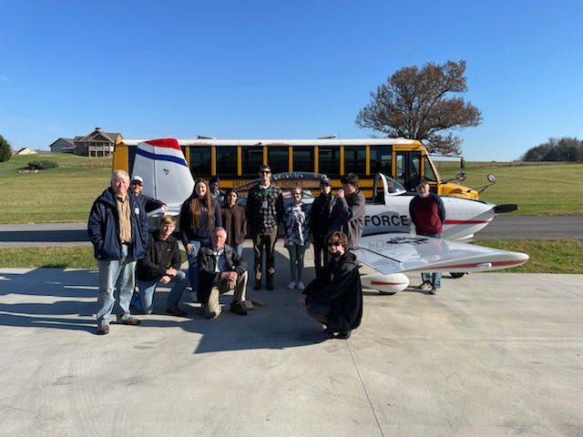 AerospaceGtc's tweet photo. Yesterday, GTC Aerospace students had the opportunity to visit Hensley Airpark in Chucky, TN. Students were introduced to unique, home built aircraft and even had the chance to examine an RV-12, the same aircraft their currently building through @FlyTangoFlight. https://t.co/ZtdRv7Rgjn