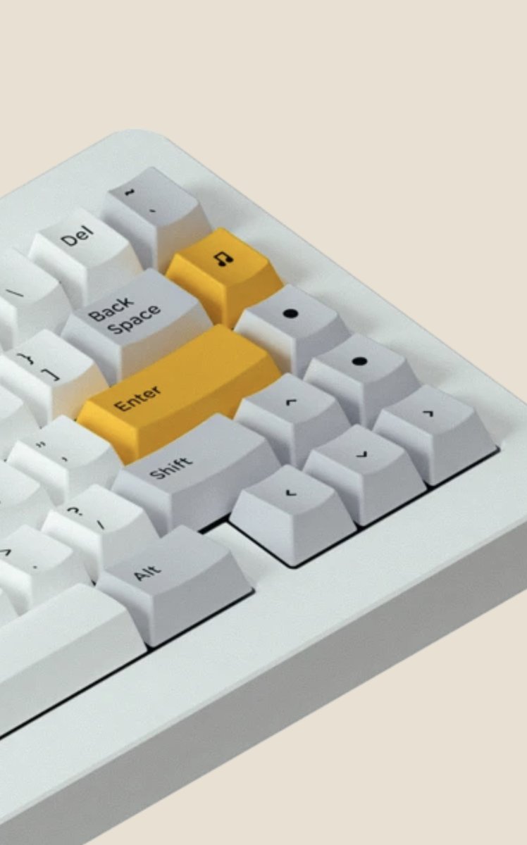 escottmitchell's tweet photo. @ramaworks Looking forward to receiving my first CAPS, but trying to figure out why there is no R3 “dot”. It’s in all of your previous keycap sets and is near essential for a 65% right-hand row or a 68+10 Macro board. Without which, there’s kind of no way to use the other dots! https://t.co/HowL6aqI1p