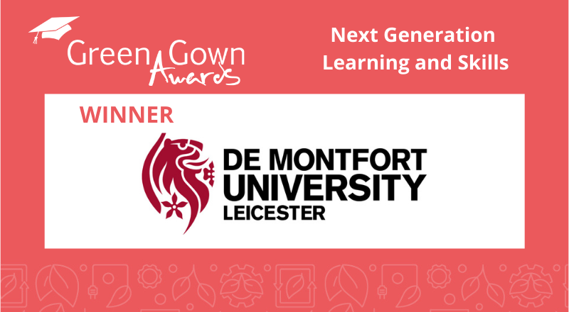 greengowns's tweet photo. Winner of the Next Generation Learning and Skills Award, and going through to the International @greengowns, is @dmuleicester @sustainableDMU

https://t.co/1F51CRBFng https://t.co/tq4ktrHx2f