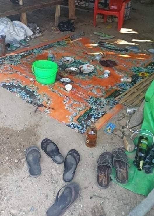 SheisKat2's tweet photo. Military Terrorist Troops Raided #NangSanpyavillage,#Wundwin Tsp,#Mandalay Region, Brutally Killing At least 2 villagers,Mg Nga Pwar &amp; Ko Kyaw Htet and Abducting at least 12 villagers. LEGALIZATION OF NUG #Nov18Coup #WhatsHappeningInMyanmar https://t.co/bNNpaHR2MA