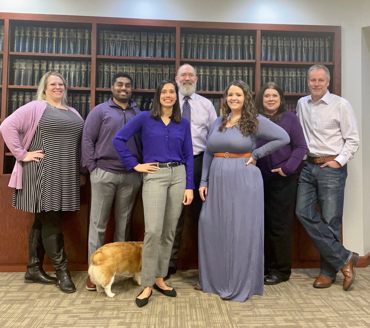 DecisiveDefense's tweet image. MRR's Columbus team dressed in purple to show their support for World Pancreatic Cancer Day! #WPCD