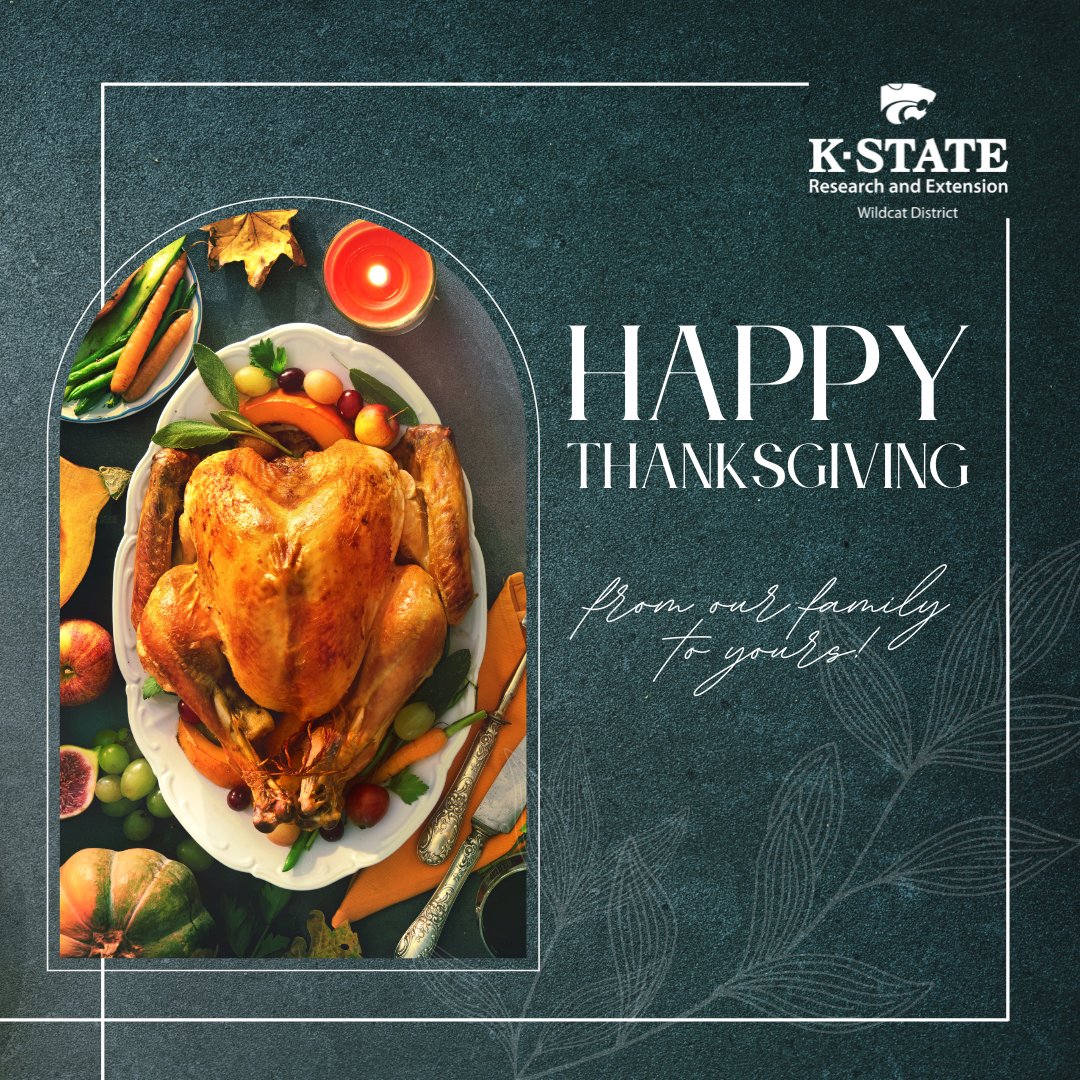 Wildcat_Ext's tweet photo. Wishing you a safe and happy Thanksgiving! We certainly are grateful for the opportunity to serve wonderful people in our Wildcat District communities. 🦃🍠🥐 https://t.co/s62IFXrYuK