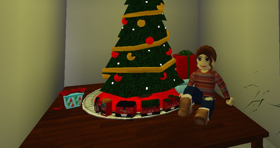 Miniature train for the Christmas tree. <a href="/FroggyHopz_RBLX/">FroggyHopz</a> <a href="/RBX_Coeptus/">Coeptus</a> <a href="/WTB_CH/">Welcome to Bloxburg Central Hacks</a> <a href="/The__BU/">Bloxburg Uncoverings</a> <a href="/BloxburgNews/">Everything Bloxburg</a> @Bloxburgretweet