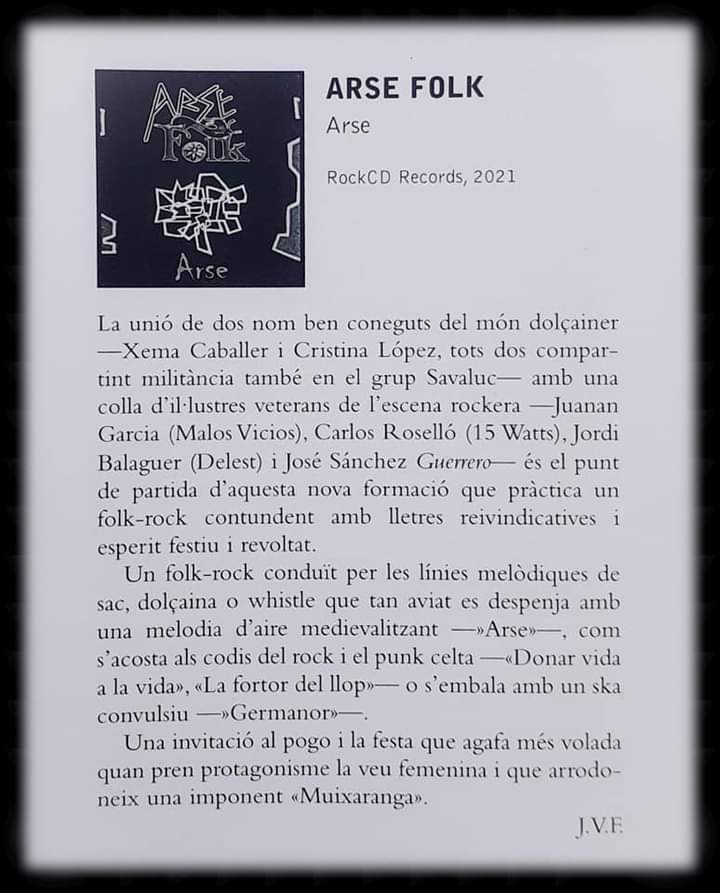 ArseFolk's tweet photo. Ieeee!!!Que eixim a la revista de música i cultura popular Caramella!!!Moltíssimes gràcies per la ressenya!😎🤪🎵🤘🎼 https://t.co/SaumhDw6mO