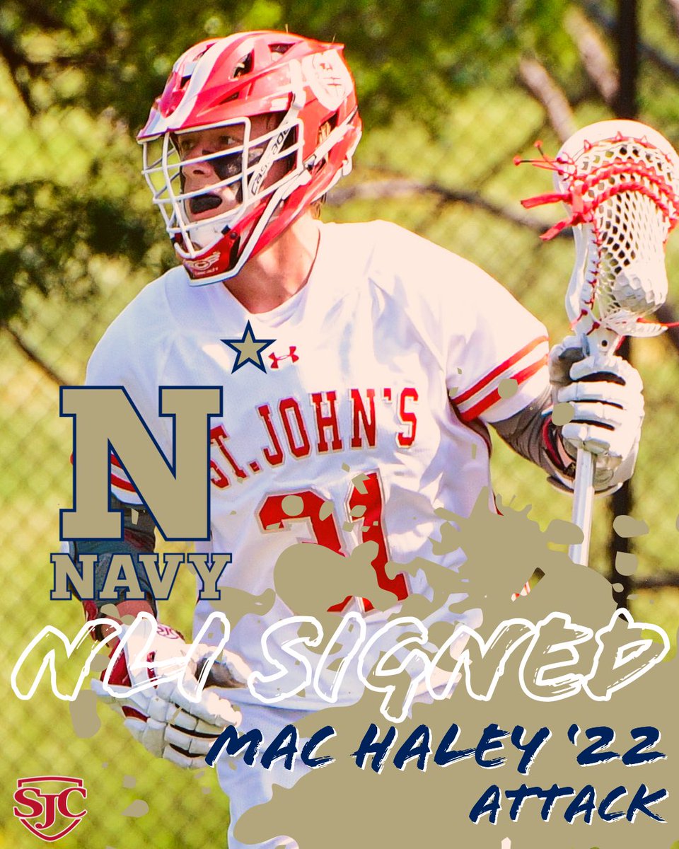 LaxSjc's tweet photo. Congrats to Mac and the Haley Family on his official commitment to the Naval Academy. We look forward to watching you compete in the Patriot League.  Future is BRIGHT!! #Finisher, #HWPO,#NLISigned 

Ex Scientia Tridens https://t.co/xgdTsP0MBI