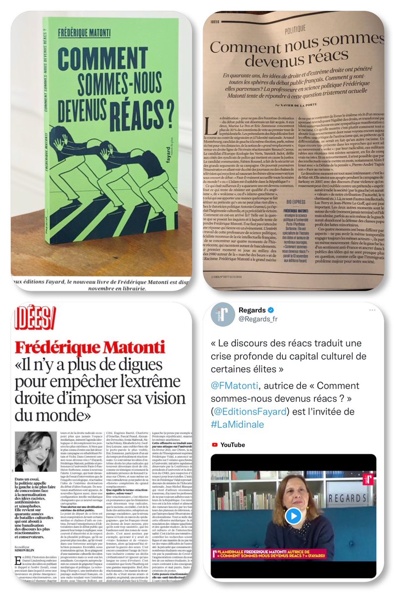 najatvb's tweet photo. Mais que je suis contente du succès si mérité du « Comment sommes-nous devenus réacs? » de @FMatonti aux @EditionsFayard , dans la collection #RaisonDePlus ! Qui a dit que les essais ne se lisaient plus? Allez hop, on réimprime!! 👏🏼 https://t.co/cbubI67H2N