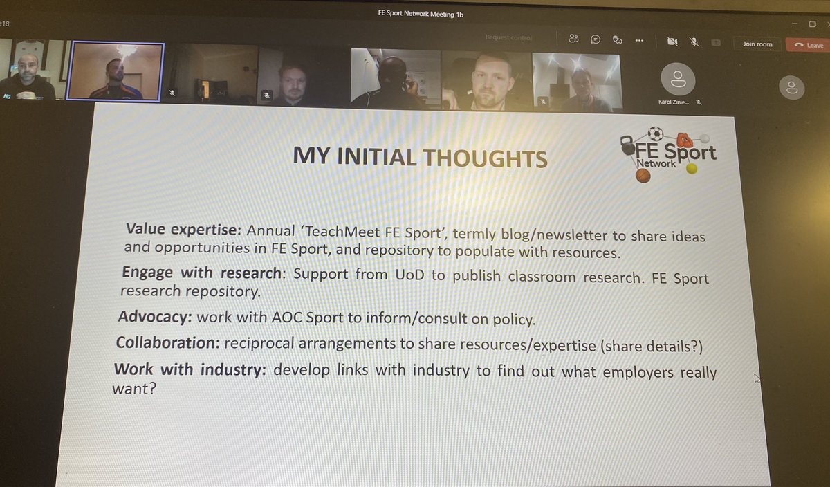 LizCalver_FE's tweet photo. Thanks @FurtherEdagogy for organising the first #FESportNetwork ⚽️
Brilliant to have the opportunity to discuss the aims of the network with @LeeNeedham3 @Lindsey16250942 amongst others 💡 🧠 https://t.co/XECoYUa8Vx
