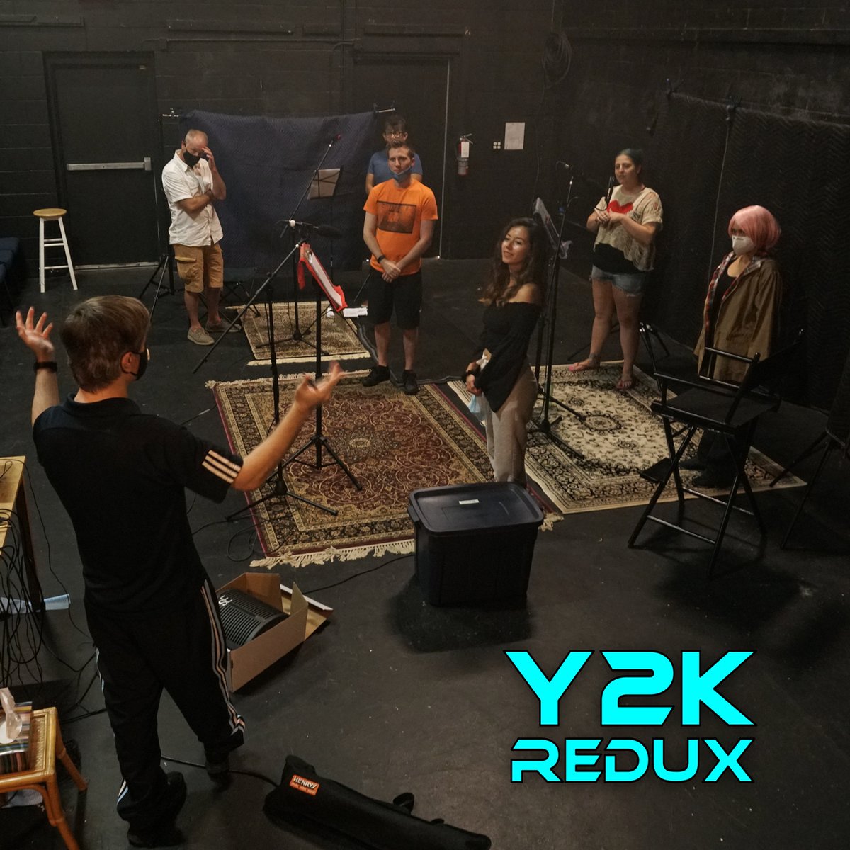 Falcux's tweet image. Revisit the Year 2000 with the relaunch of Y2K Redux! New minisodes every weekday until Nov. 24 at y2kredux.com and on every major podcast provider.

#audiodrama #scriptedaudio #radiodrama #fictionpodcast #scifi #mysterythriller