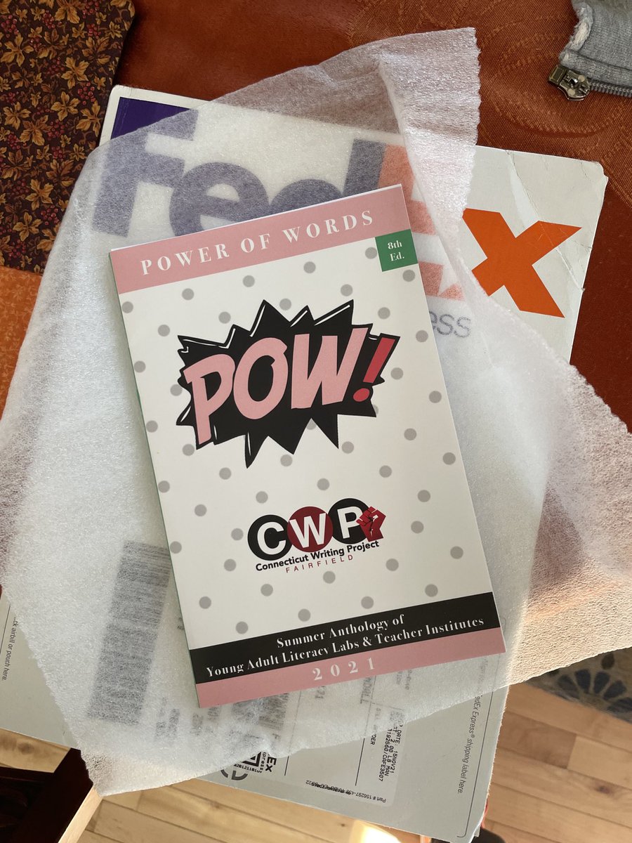 Woot woot! The Proof is in the Pudding! Well, in POW 💥 Power of Words, 8th Ed. - a 2nd round of online literacy labs and teacher institutes due to Covid. So proud of all who share the ⁦⁩ ⁦@writingproject⁩ love. Hitting “send” soon! - @BRCrandall