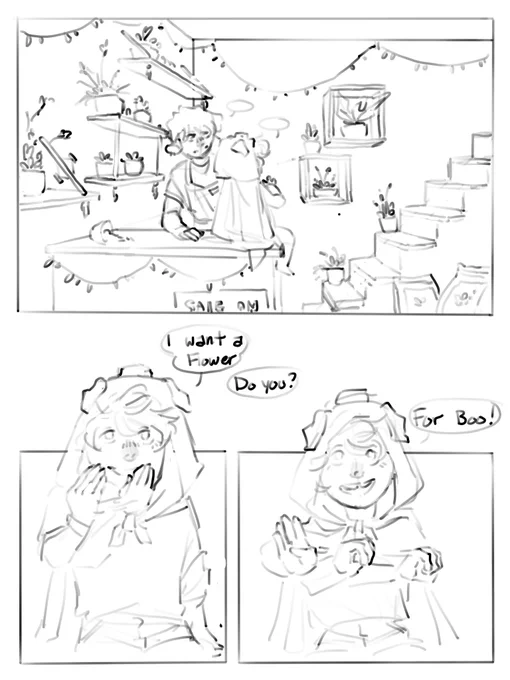 Flowers from bug-a-boo (1/2)
.
.
Three's a Crowd au #beeduofanart #tubbofanart #ranboofanart 