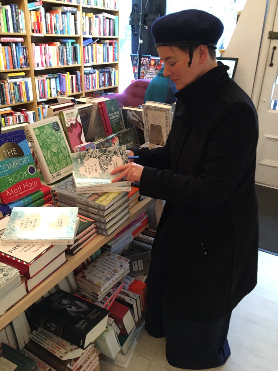 EdinBookshop's tweet photo. Can you spell "snow"? Try it in other languages! We have signed copies of #FiftyWordsForSnow by @nancycampbelle - a poetic compendium of culture and adventure.
#ChooseBookshops #books #Edinburgh @thestormboy @eandtbooks https://t.co/MGdrdDVOVs