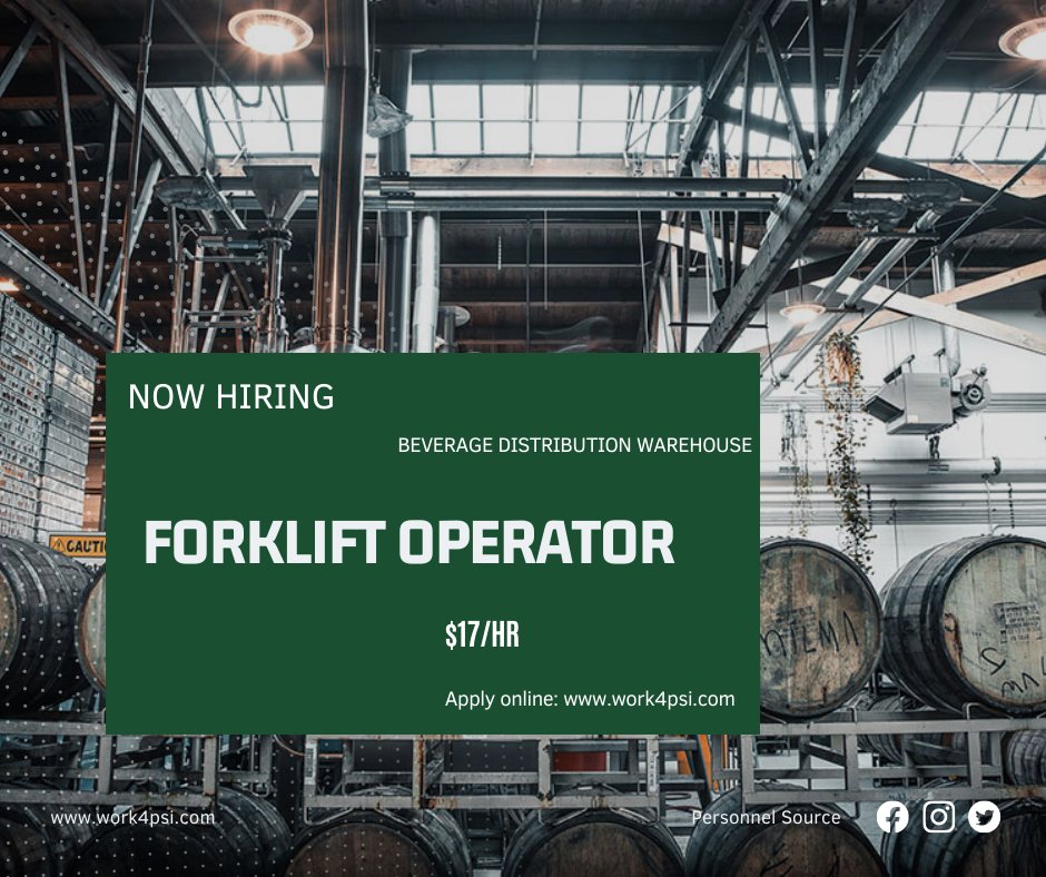PSIVancouverPDX's tweet photo. Call or text (360) 891-9961 today to get started! Or send your resume to vancouver@work4psi.com 
#RealRecruiter #Work4PSI https://t.co/jAqJxv4sLk