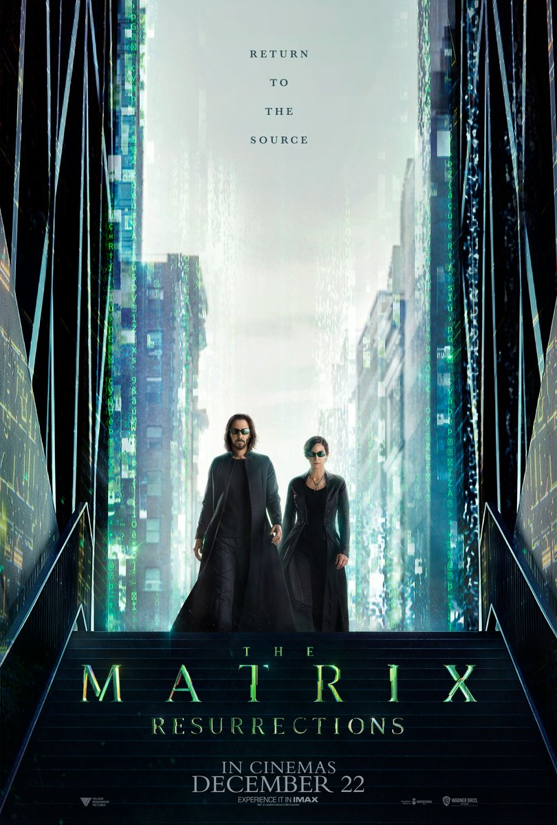 WarnerBrosUK's tweet image. Return to the source. Check out the international poster for #TheMatrixResurrections. In Cinemas December 22