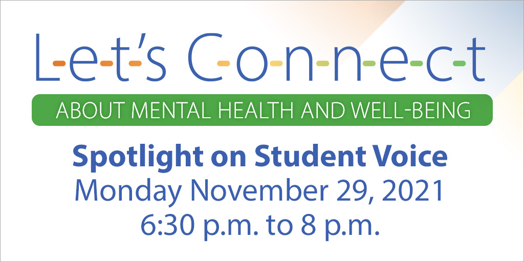 TDSB_MHWB's tweet image. Parents/Caregivers are invited to join our PSS staff for our next Let’s Connect About Mental Health &amp;amp; Well-Being session focusing on STUDENT VOICE. Hear about student experiences &amp;amp; learn strategies to better support your child’s mental health &amp;amp; well-being.