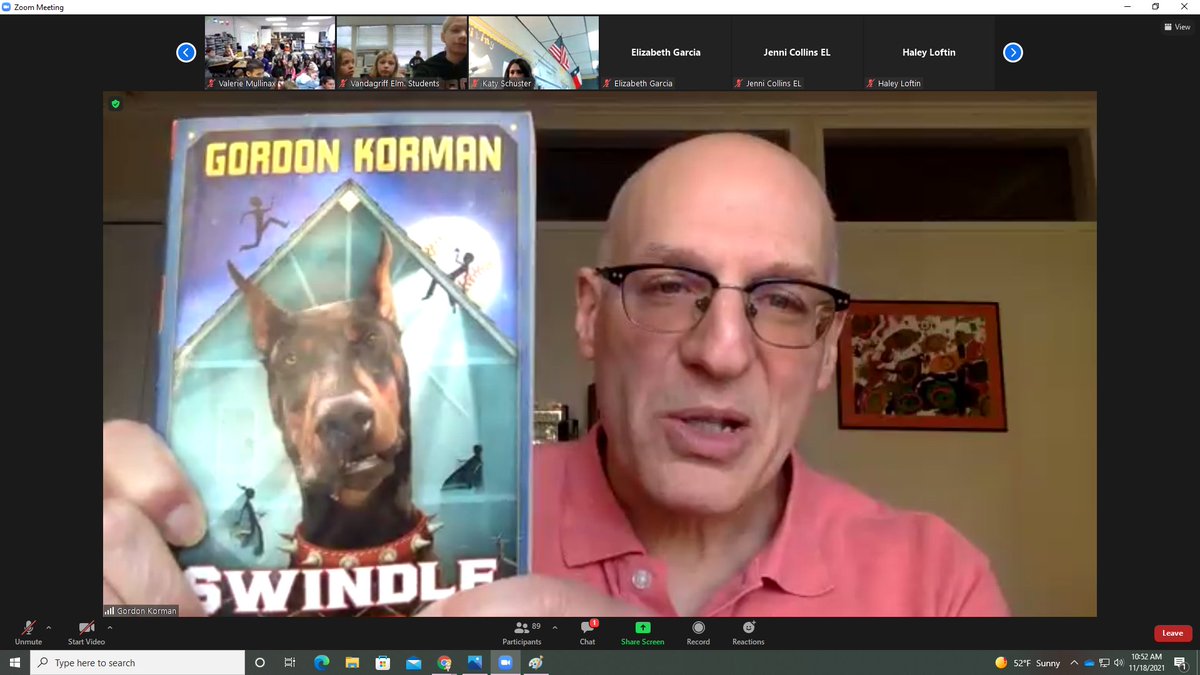 Amazing author visit from Gordon Korman!
Thank you Mr. Korman from Coder Elementary 😀

#CoderCatsCanDo
#GordonKorman 
#AledoReads