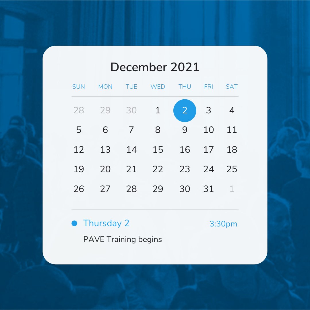 Sponsors: PAVE is just two weeks away -  Secure your #sponsorship today at pavetraining.com #PAVETraining