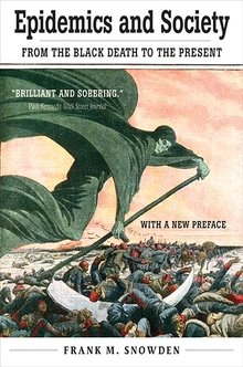 yalepress's tweet photo. Epidemics and Society is a sweeping exploration of the impact of epidemic diseases looks at how mass infectious outbreaks have shaped society, from the Black Death to today, and in a new preface addresses the global threat of COVID-19. #HSS21 #SHOT21
https://t.co/8zSsUyPSIy https://t.co/5qFs08Ud66