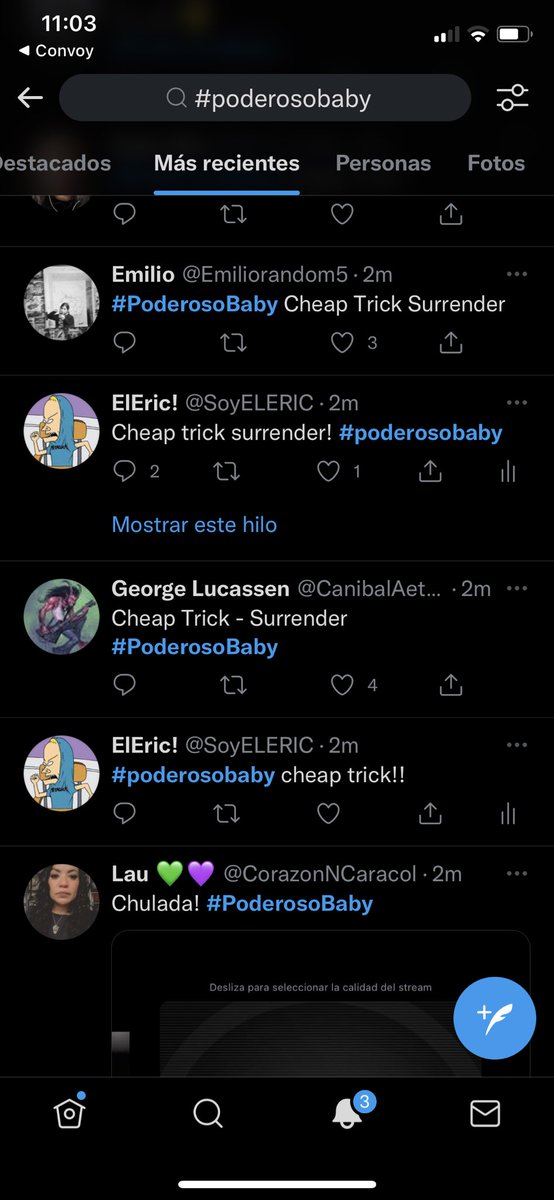 SoyELERIC's tweet photo. Qué pasó! Yo lo mande primero! @ruleiro @eltalcha @korno #poderosobaby https://t.co/1Z2E3xQECZ