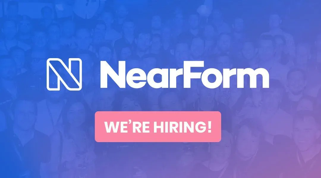 matteocollina's tweet photo. I'm currently looking for a @nodejs core engineer for my team @nearform (US only). Would you like the chance to be contributing to Node.js as part of your job?

https://t.co/9aJZBI6kRS https://t.co/Fz91YhUvtI