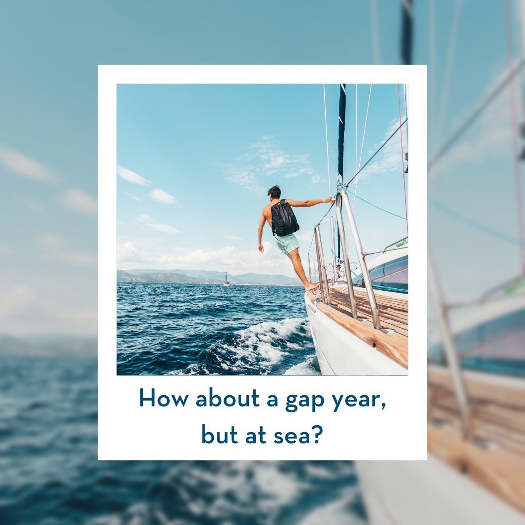 ucangap's tweet image. Dreaming of a gap year filled with golden beaches, blue skies, and ocean as far as the eye can see? 

Well, it's actually possible with Class Afloat, while learning to sail &amp;amp; earning uni credits! 

Learn more at classafloat.com

#ucangap #classafloat #gapyearprogram