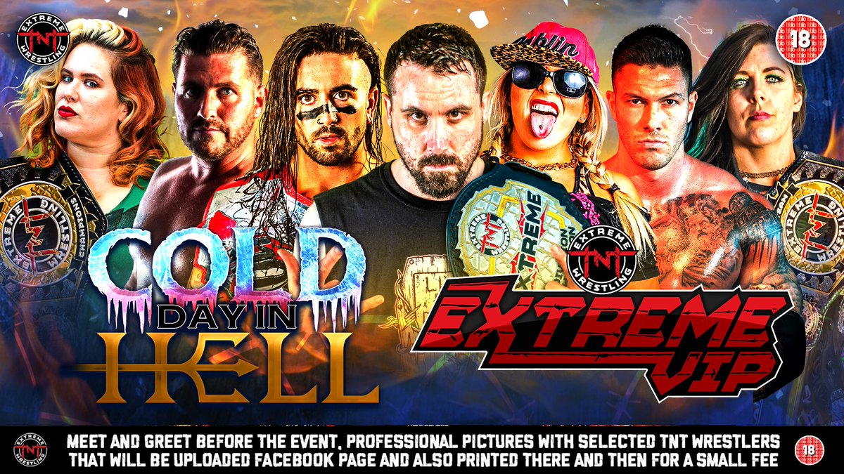TNTExtremeWres's tweet image. Check out your #ColdDayInHell #ExtremeVIP line-up…

@mothfromdaflats 
@KaseyOwens5 
@MollySpartan 
@DeanAllmark 
@AdamMaxted 
@ScottyRawk 

DONT MISS OUT 

❄️GET YOUR TICKETS HERE🔥
wtlive.wrestlingtravel.com/event/cold-day…