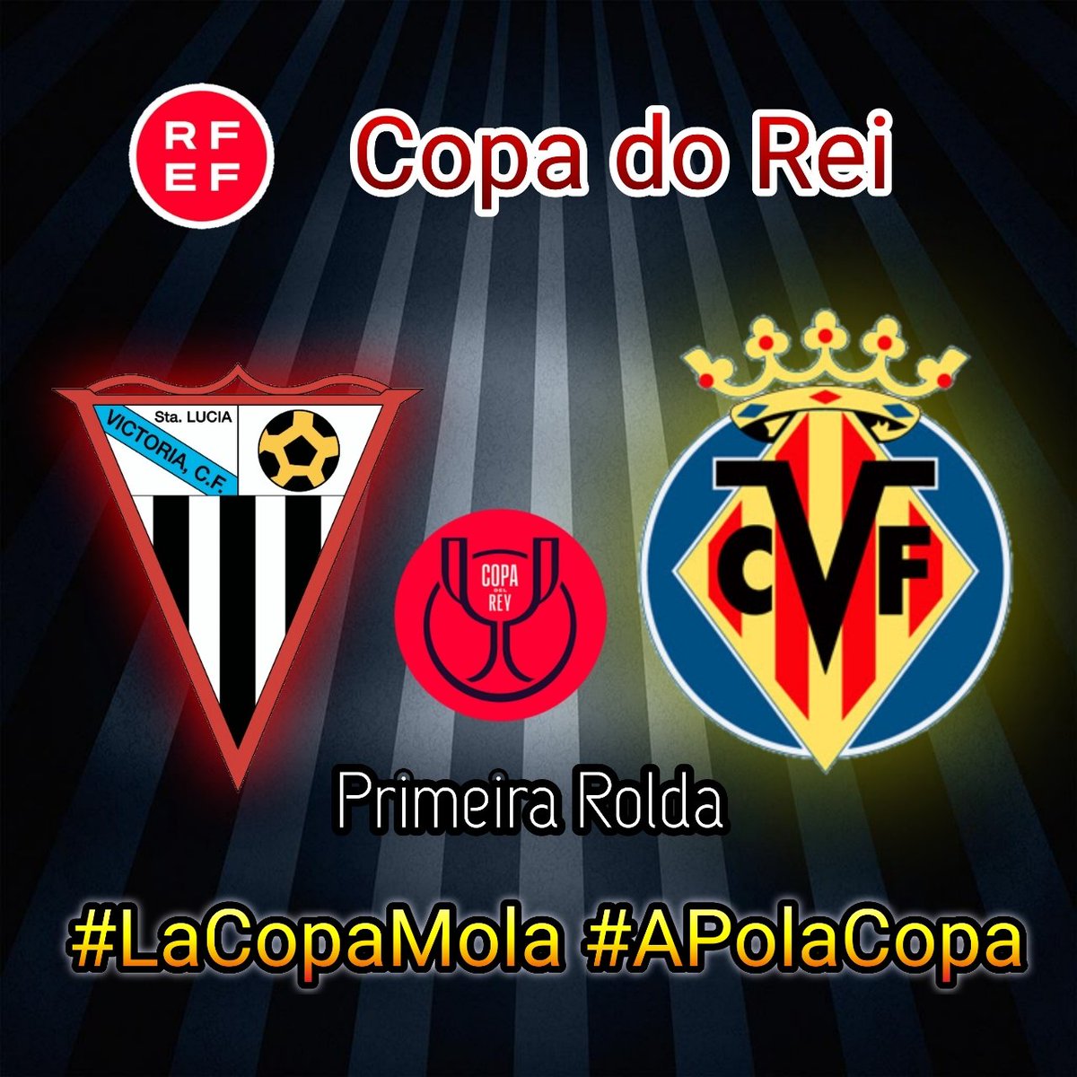 VictoriaCF1943's tweet photo. 🏆 #SorteoCopa

Victoria CF - @VillarrealCF

🎉🎊 O actual gañador da Copa da @UefaLeage virá a Coruña!! 
💤 O soño continúa!
🦓 Cebras 🆚 Grogets 💛

#GoCebras #AúpaVictoria #VictoriaViví #FamiliaVictoriaCF https://t.co/UkT5TsWkc4