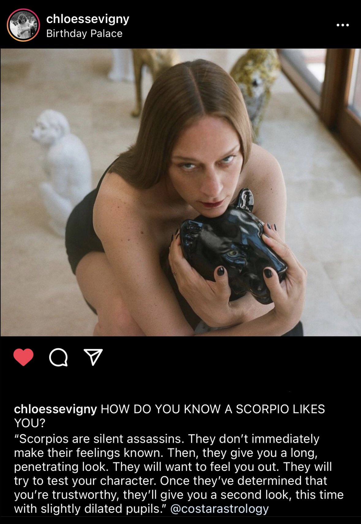 Scorpio queen, we all love you! Happy birthday Chloë Sevigny  