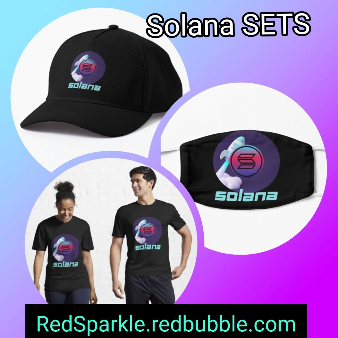 🌷 RedSparkle.redbubble.com 🌷#solanasummer #SolanaNFT #cryptocurrency #cryptocomchain #cryptoshirts #groupshirts