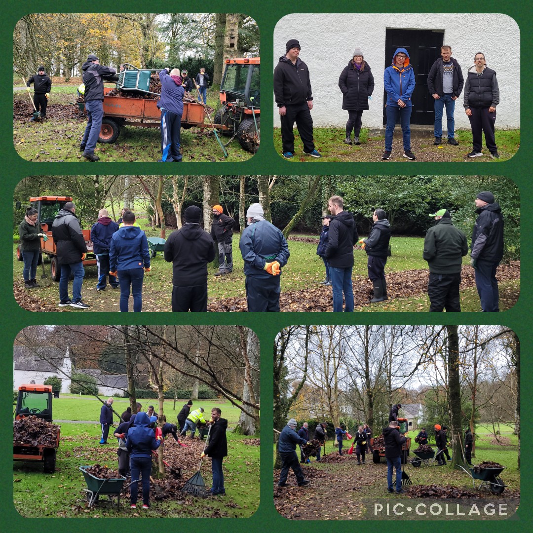 VolCentre's tweet photo. Another lovely day volunteering at Springhill House with volunteers from @NHSCTrust Day Opportunities Programme. 

Thanks again to the wonderful team at @NationalTrustNI Mid Ulster for having us. https://t.co/XIF0hC3mft