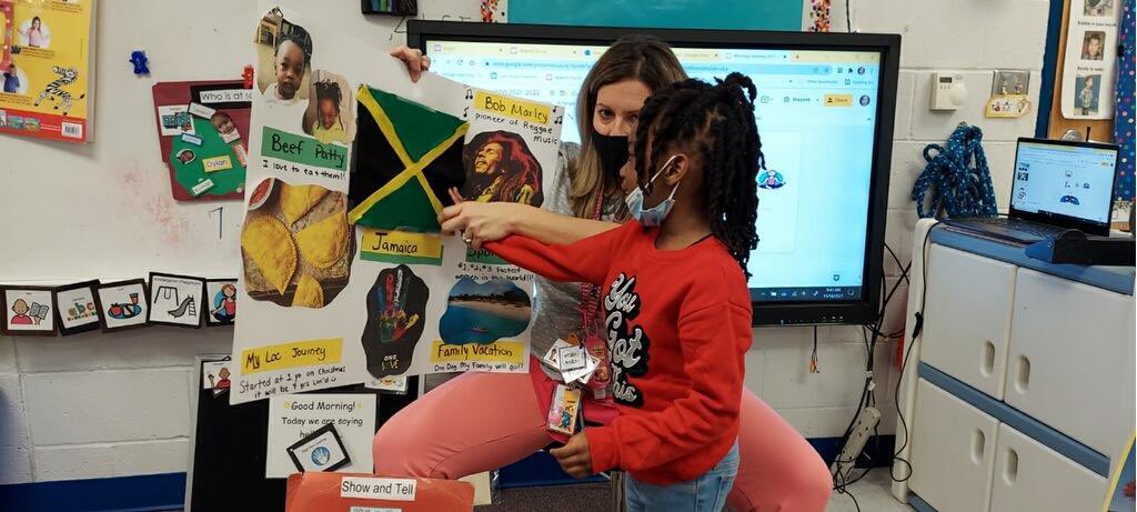 PrekMsJohnson's tweet photo. What a cool treat, we were jammin’ to some Jamaican beat.🇯🇲 #begreat #beglobal #lreslion https://t.co/klPjjEfP4A