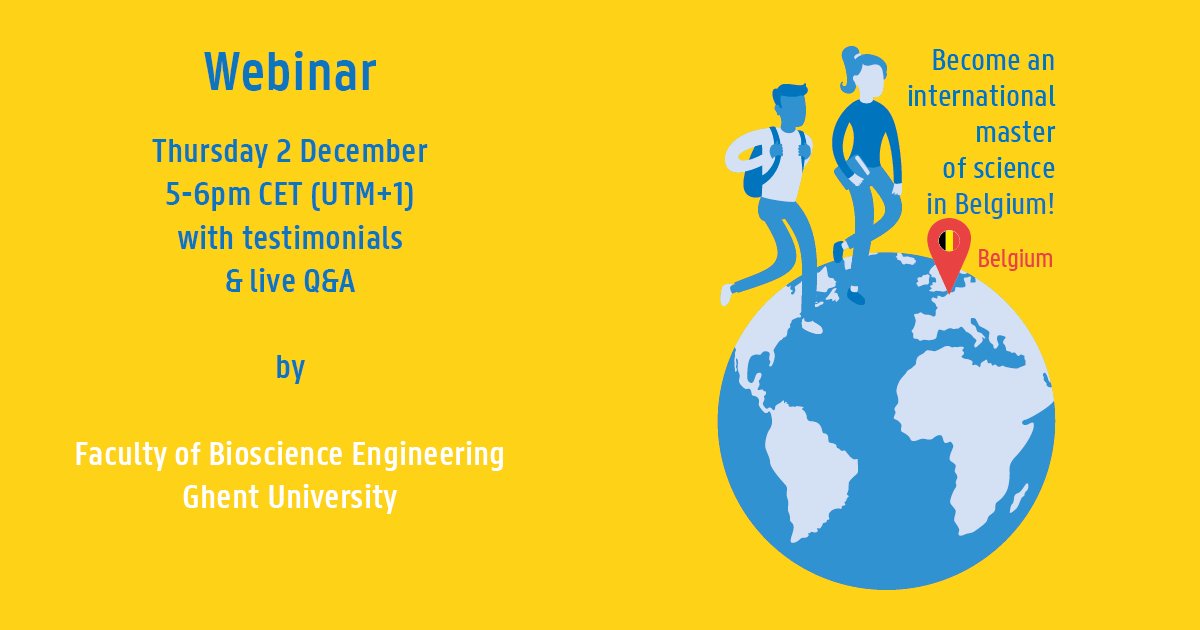 International Training Centre (Bioscience, UGent) tweet media