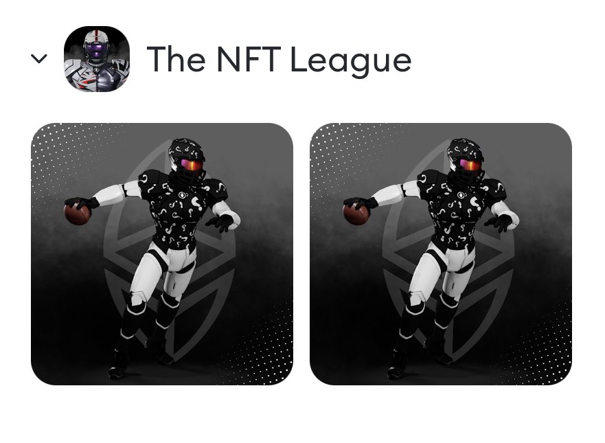 jarednotjerry24's tweet photo. @TheNFTLeague Looking forward to starting a dynasty. This is a start, but will gradually build this team.

If your are into crypto and enjoy fantasy football this is the league. https://t.co/wrfcuplYOE
