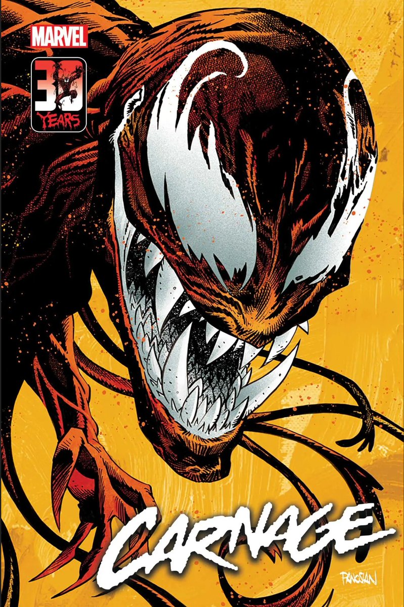 urbanbarbarian's tweet photo. CARNAGE #1 cover!  @Marvel !!! https://t.co/h3UprzT3jr