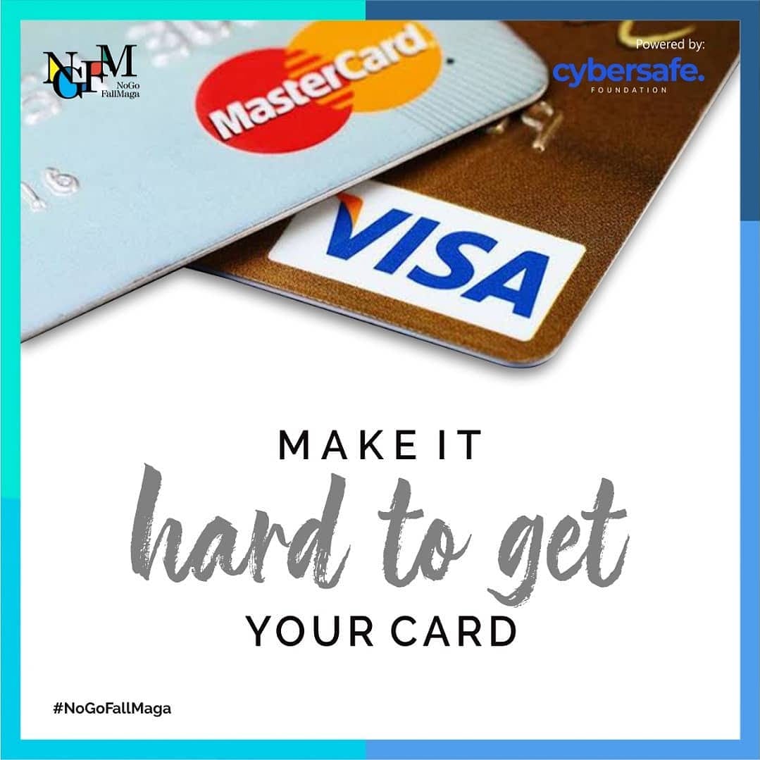 nogofallmaga's tweet photo. Be careful of the people you give your card to and the sites you use your card on.

Do not loosely give out your card details, for example, the numbers on the front or back of the card and your card pin.

Remember, your Bank will never ask you for such details.

#NoGoFallMaga https://t.co/E0qMOGrFIt