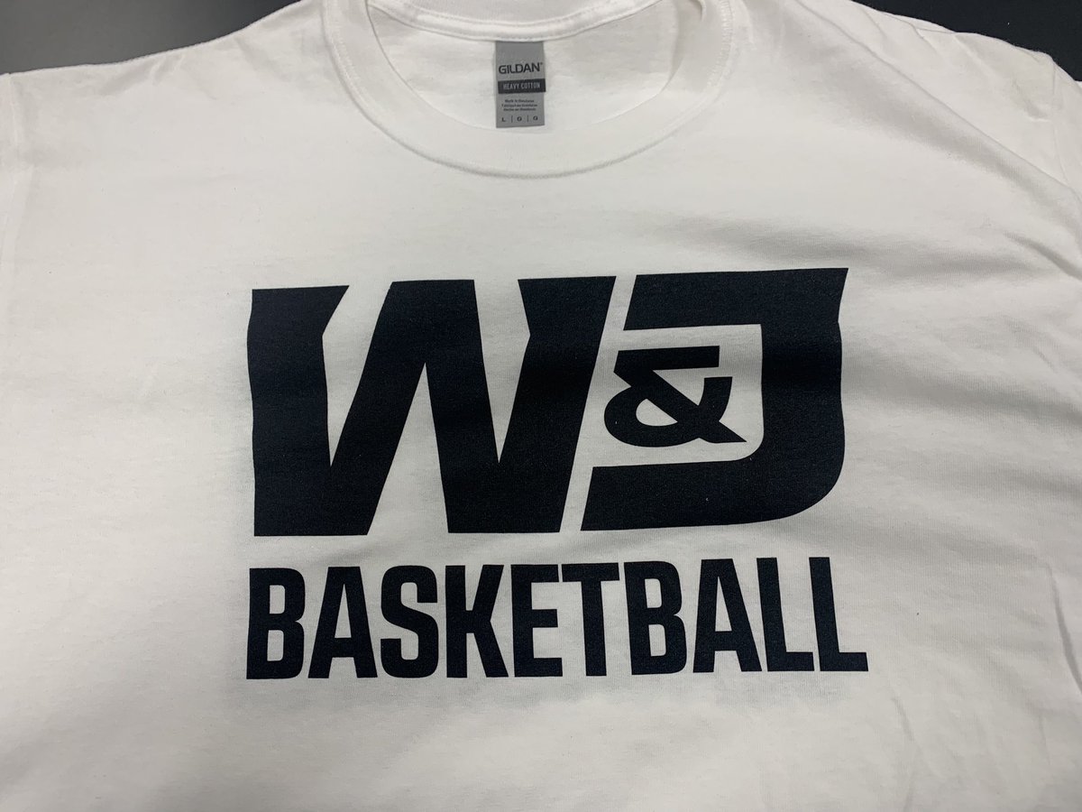 🚨 ATTENTION: The first 50 students to attend Friday’s women’s basketball game will receive this W&amp;J Basketball t-shirt! 🚨 

Game time is 8 PM! Stop out to receive yours and cheer on the Presidents! 

🏀🔴⚫️ #PrezPride
