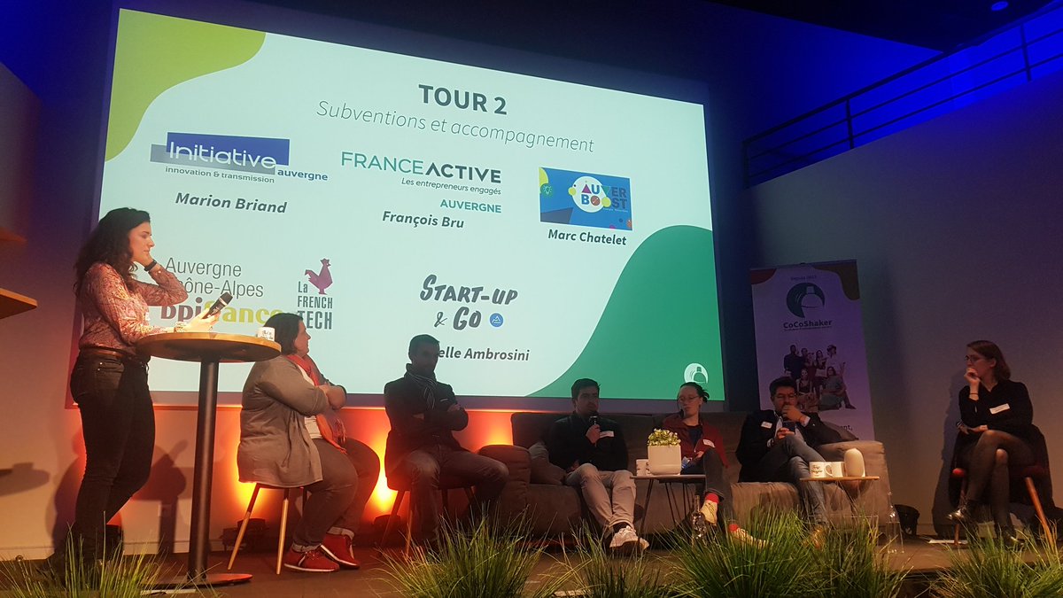 <a href="/InitiativeCM/">InitiativeClermont</a> présent à la Table ronde des #financeurs organisée par <a href="/CoCoShakerIncub/">CoCoShaker</a> à <a href="/Turing_22/">Turing22</a> en présentiel 😀 pic.x.com/Eu8Ko9Wun3