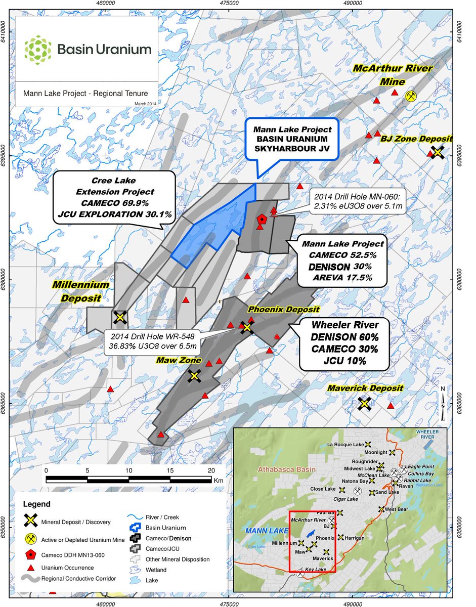 airic101's tweet photo. #DollaHolla $NCLR $NCLR.c

I believe this is the tightest #uranium stock float on the market with prime land package sandwiched between Wheeler River Phoenix Deposit &amp; Cree Lake $CCJ $CCO &amp; $DNN $DML. 

16mm outstanding and a float of less than 9mm.

HUGE upside! Cashed up! https://t.co/dHzQ5cWSuS