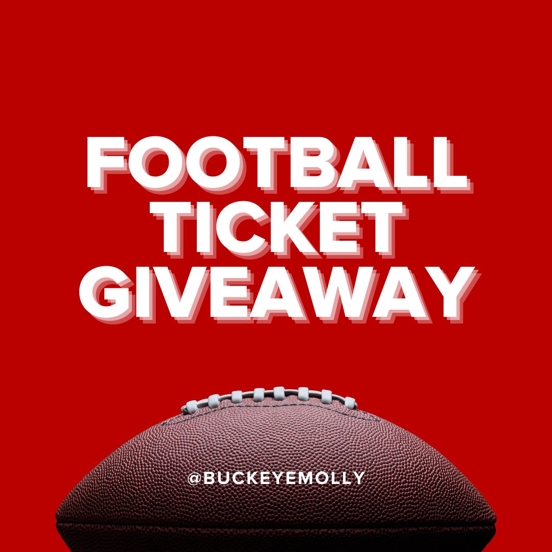 BuckeyeMolly's tweet photo. 🚨 Want to win 2️⃣ tickets to Saturday's game against Michigan State? 

1. RT this tweet
2. Follow @BuckeyeMolly 

One random retweeter will be selected at 7 p.m. tonight! #BuckeyeForLife #GoBucks https://t.co/xgPb7KcKCw