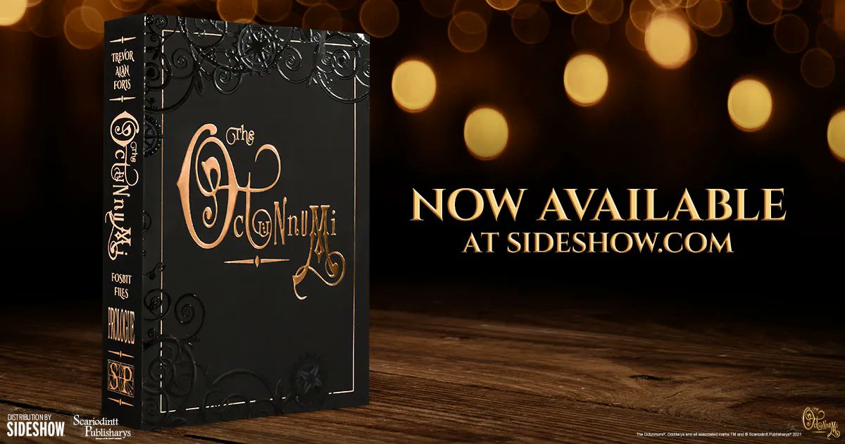 Sideshow, <a href="/StrikerEntLLC/">StrikerEntertainment</a> and <a href="/ascariodintt/">scariodintt.publisharys Ⓥ</a> proudly present The Octunnumi Fosbit Files Prologue (The Custodian Edition), available now exclusively through Sideshow.(link)

buff.ly/3cs7yHn

#Sideshow #ScariodinttPublisharys #TheOctunnumi