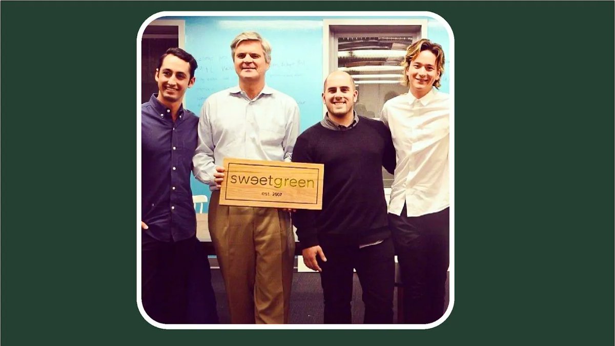 SteveCase's tweet photo. MY TAKE: Investing in @Sweetgreen Was Always About More Than Salad https://t.co/UFClA115zO https://t.co/XQ6cMYCxbV