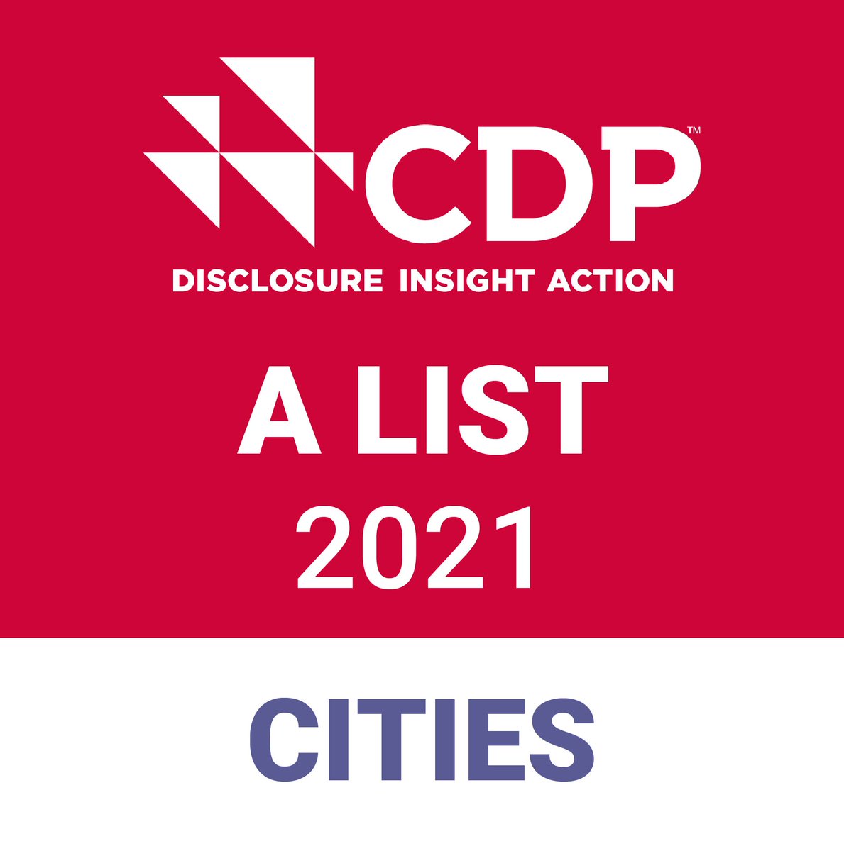 BREAKING: #Bristol has achieved an A rating - the highest score possible - for action on #ClimateChange in the CDP annual report. Bristol is in the top 10% globally & 1 of 11 cities in the UK to receive an A #BristolClimateAction cdp.net/en/cities/citi…