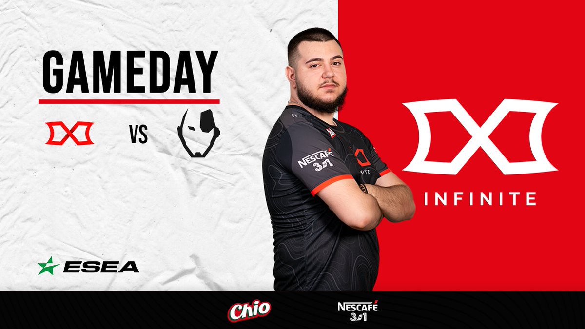 infiniteggro's tweet photo. NEW DAY. NEW GAME. ESEA TONIGHT vs #ASAPGG

📺https://t.co/TOs0Qp4YTd
⏰Match starts in 30 minutes!

#INFINITE https://t.co/W4y6Le0nOB