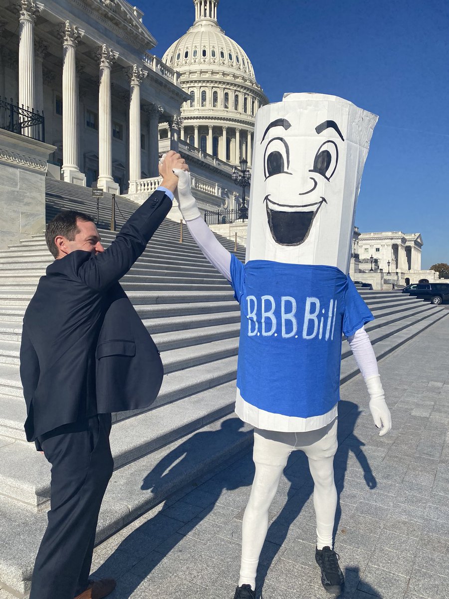 RepJasonCrow's tweet photo. Ran into the #BuildBackBetter bill, just sitting on Capitol Hill….

And it said it’s ready to head to the President’s desk.

Let’s get this passed! https://t.co/fEYifZD5aR