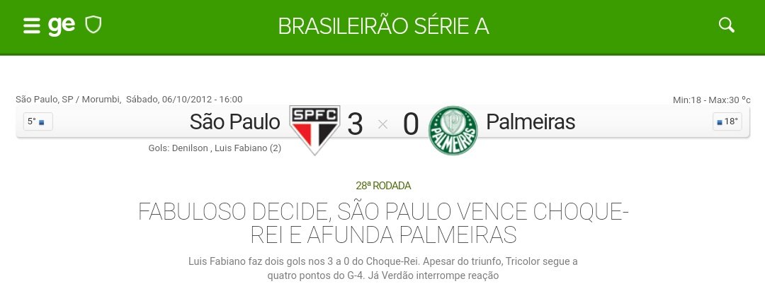 Como tratar o rival decadente