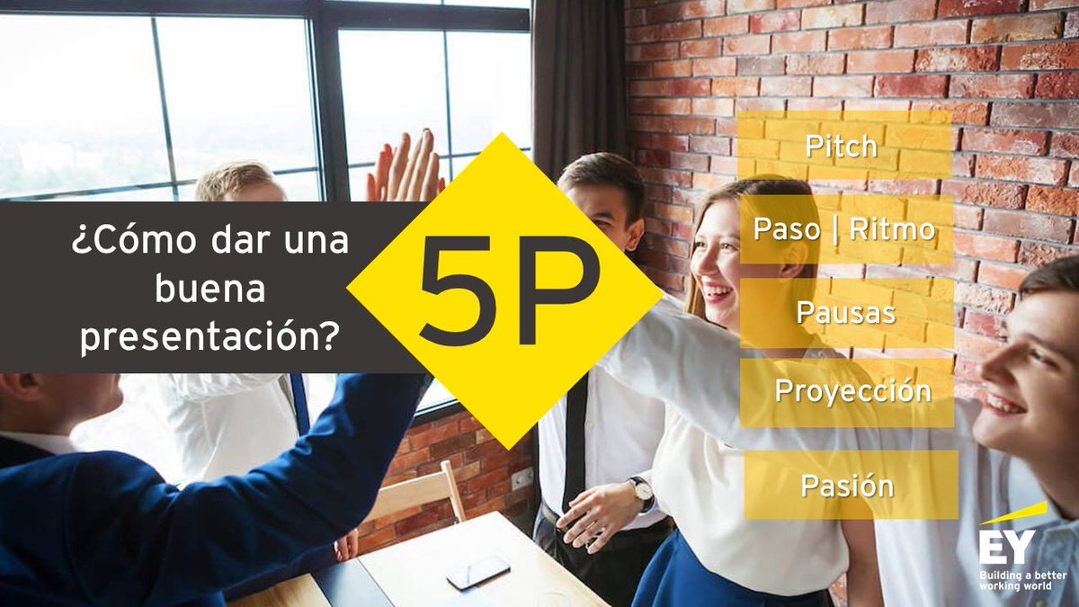 EY_Venezuela's tweet photo. ¿Quieres hacer una excelente presentación? #EYVenezuela te presenta las 5P’s que te ayudarán a generar el mayor impacto en tu audiencia. Sigue los 5 pasos y darás una presentación precisa, atractiva e impactante. Comparte y guarda estos tips. #EYTips #Las5Ps https://t.co/mrP6oABVam