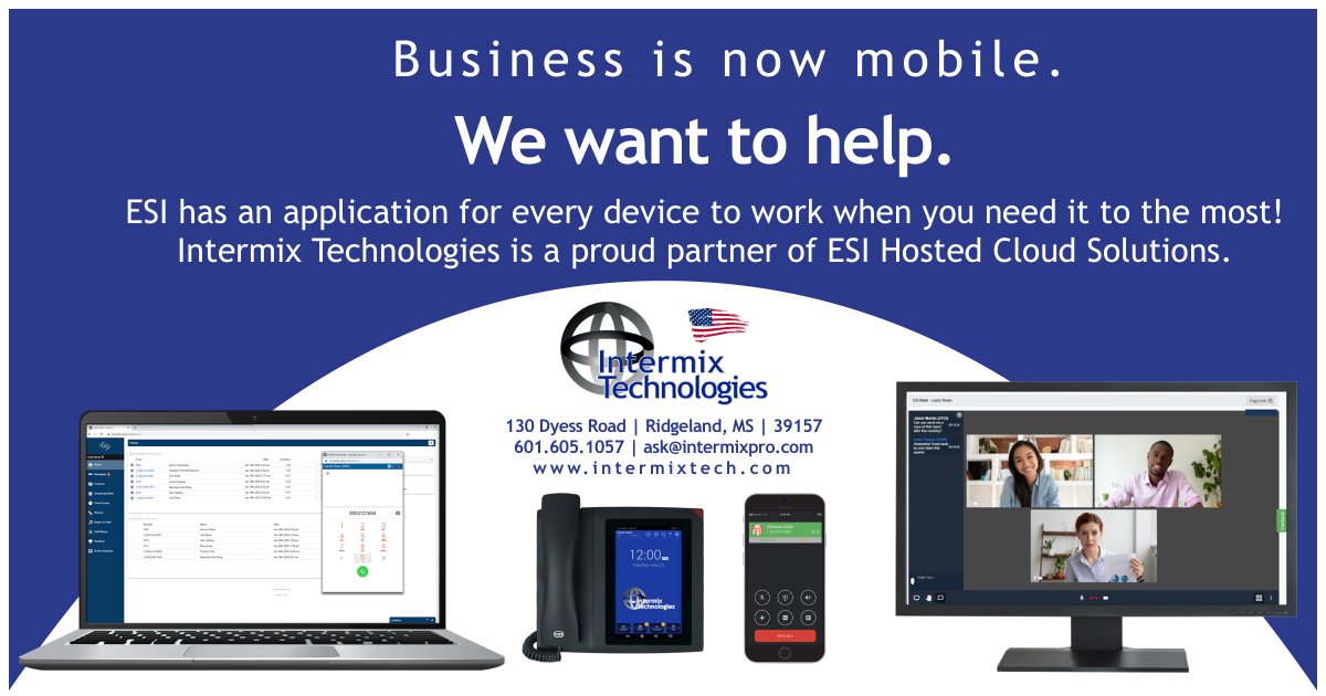 Intermix_Tech's tweet image. Business is now a mobile game. We want to help your business move in that direction.  Call us for a FREE site survey of your office needs. 601.605.1057 #intermixtech #wegotthis #callme