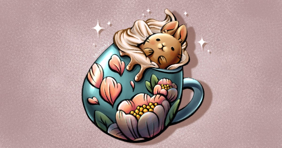 MushInky's tweet photo. Hello #AnimalArtistsUnite!  ✨🐙 https://t.co/8jFRLGIxhW