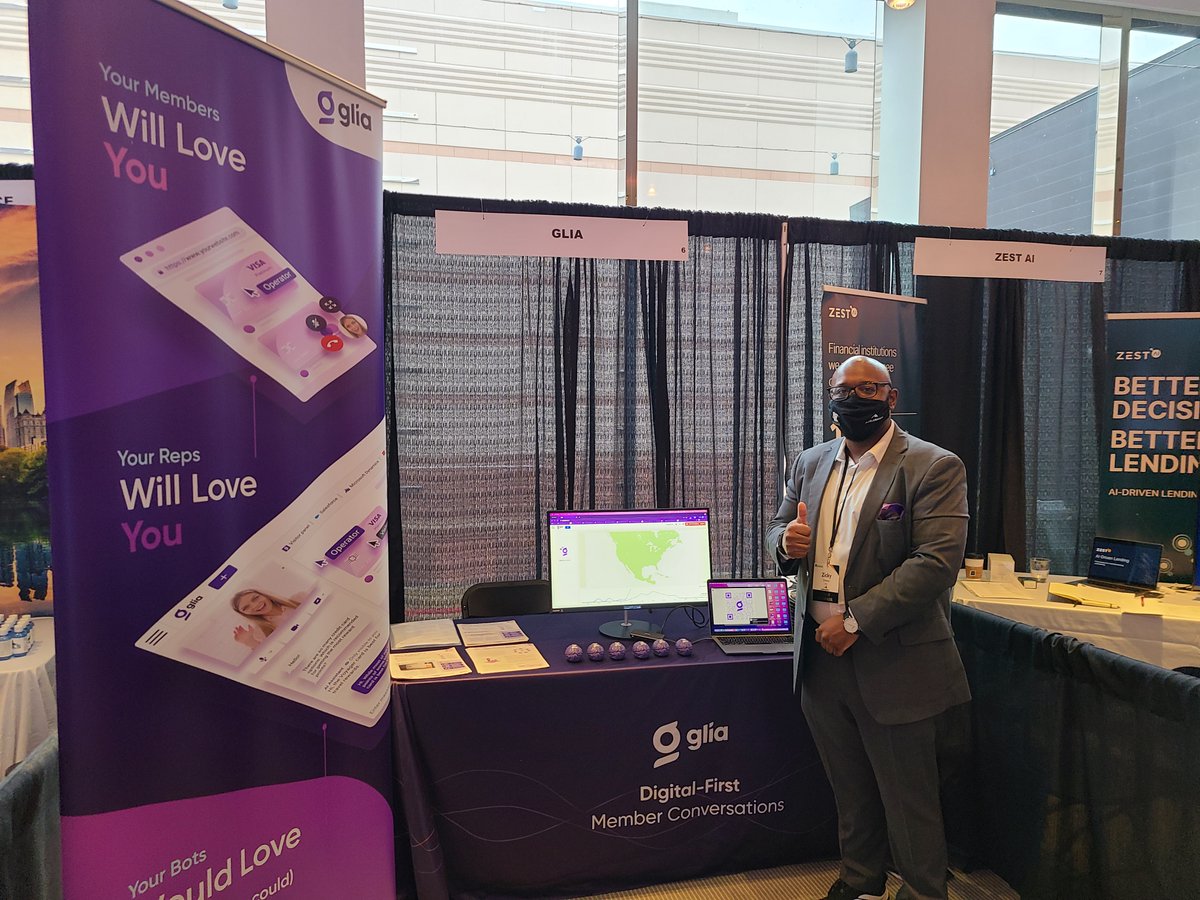 GliaInc's tweet image. Are you attending the @mncreditunions #Accelerate21 conference today? Visit the Glia booth to learn about Digital Member Service.